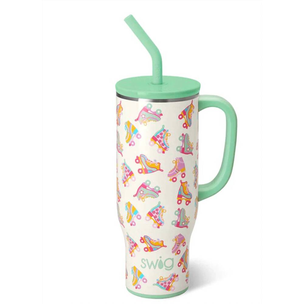 NEW SWIG LIFE roller rink mega mug - 30oz in retro roller skate
